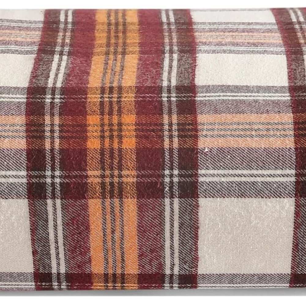 Edgewood Plaid Red Sherpa Blanket - Soft & Stylish Fleece Throw for All Seasons